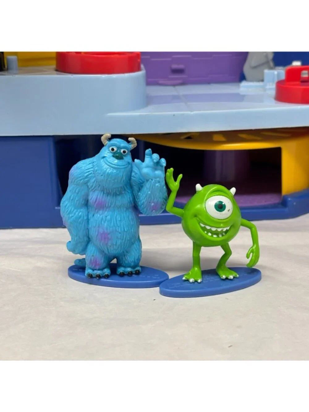 IMAGINEXT Monsters University Scare Factory Playset Mike Sully Cake Toppers 2012